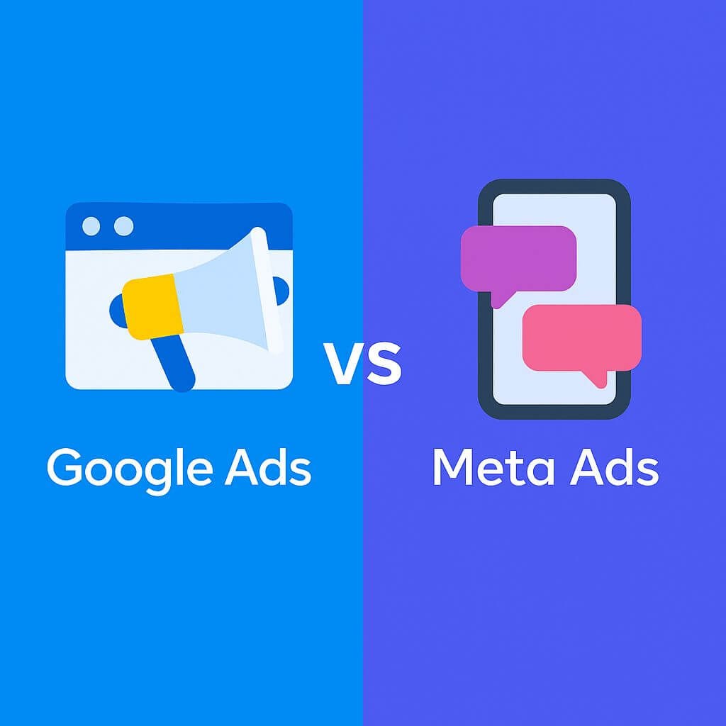 Google Ads vs Meta Ads Marketing digital