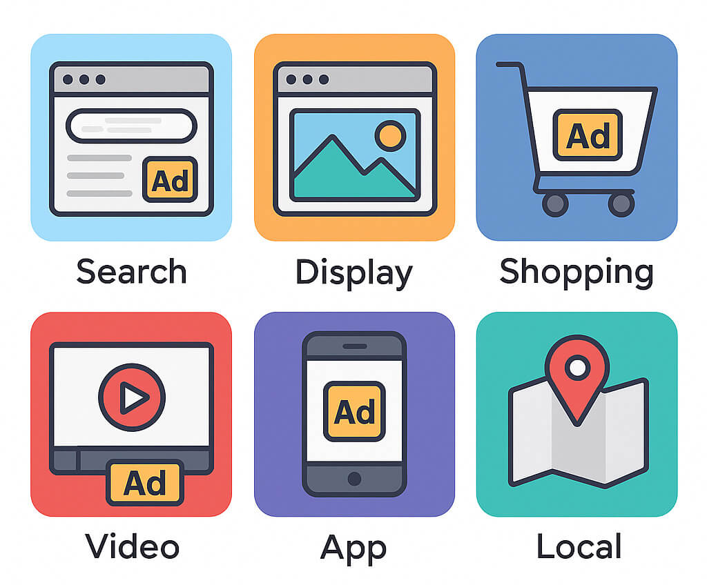 Cómo funciona Google Ads: desde la subasta hasta la optimización 2 tipos camanas google ads